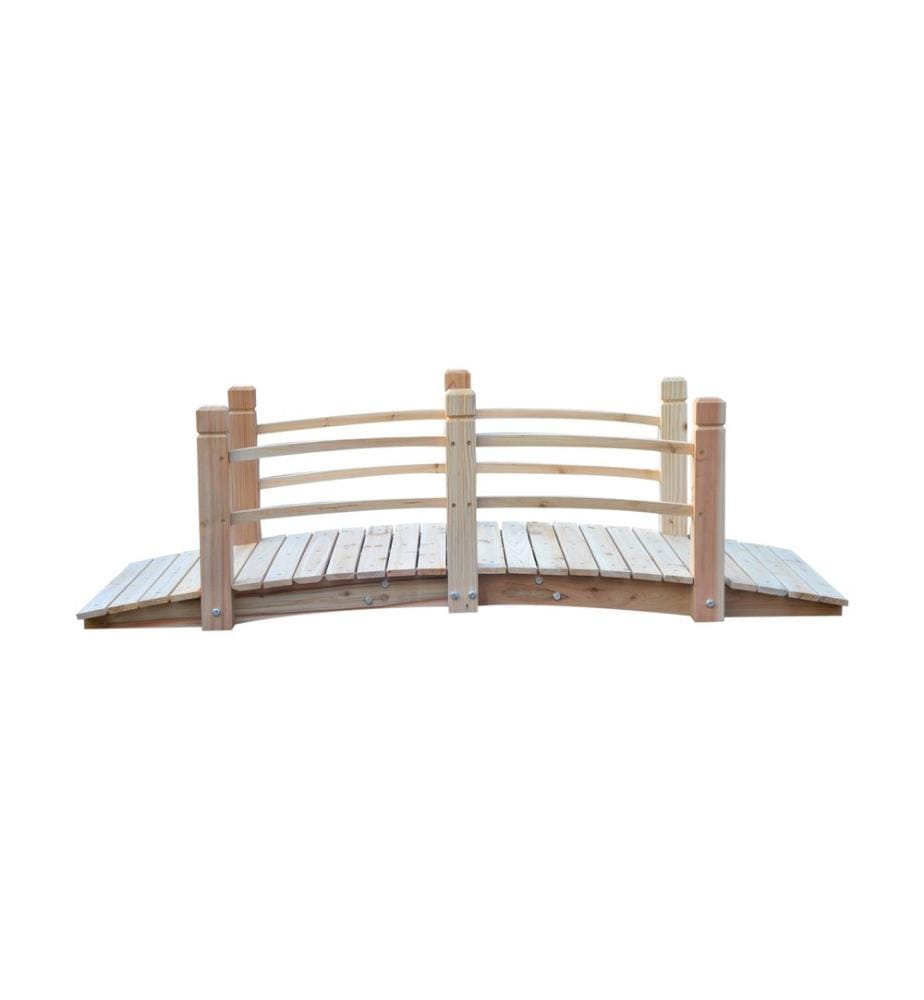 Pont pour bassin, pont de jardin, pont en bois, 152 x 67 cm