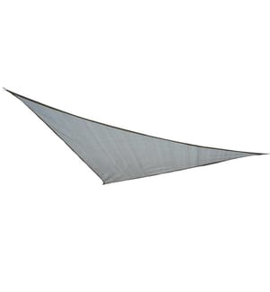 Sonnensegel 3x3m dreieckig 185g m² HDPE grau