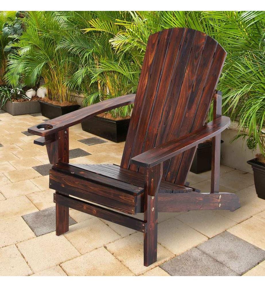 Gartenstuhl Adirondack Massivholz gefla mmt