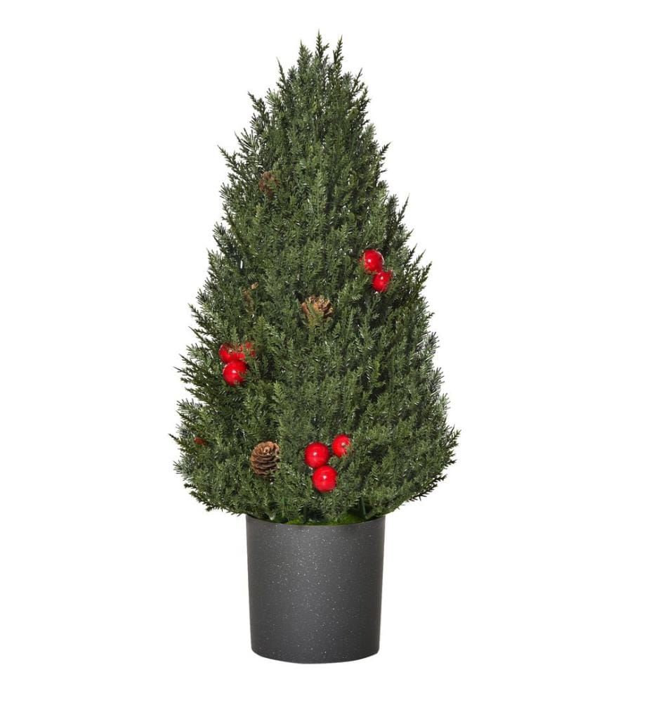 Mini sapin de Noël en cyprès, 47 cm
