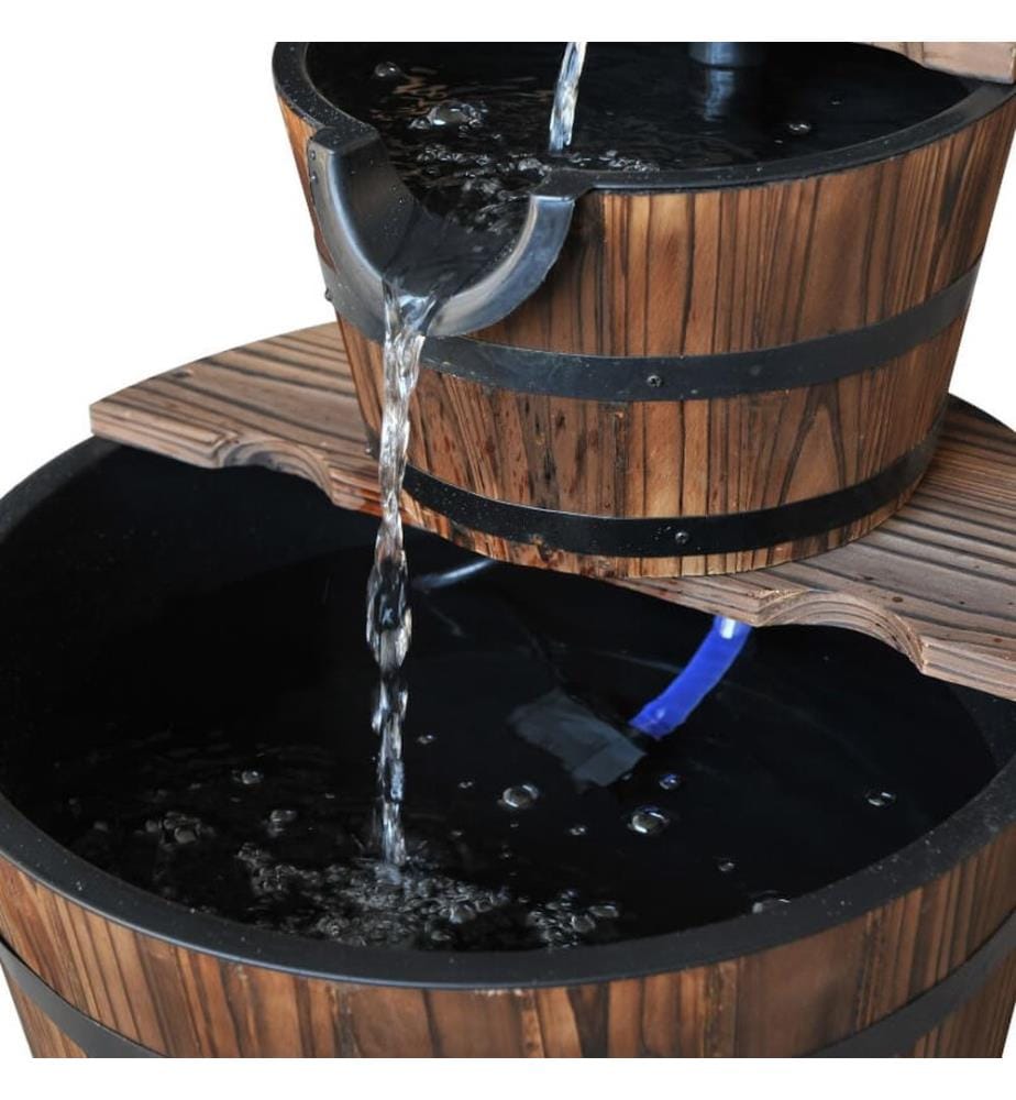 Fontaine de jardin, fontaine décorative, fontaine avec pompe, 58 cm