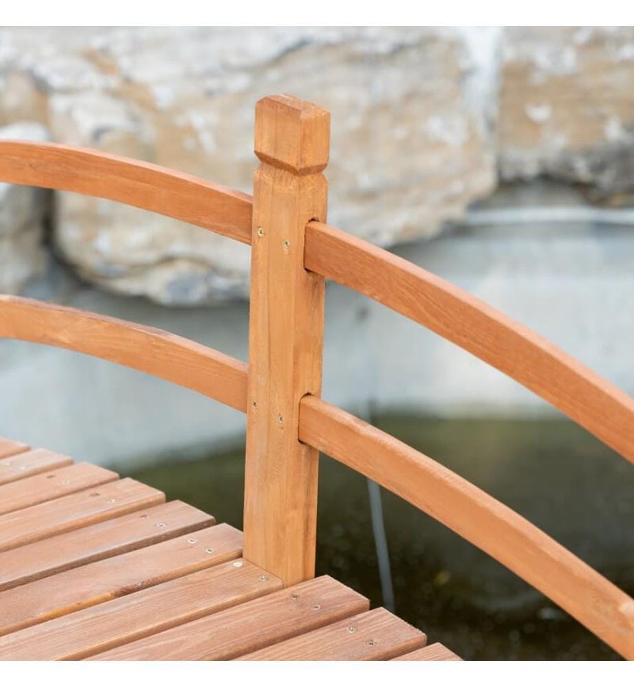 Pont pour bassin, pont de jardin, pont en bois 185 cm x 72 cm x 58 cm