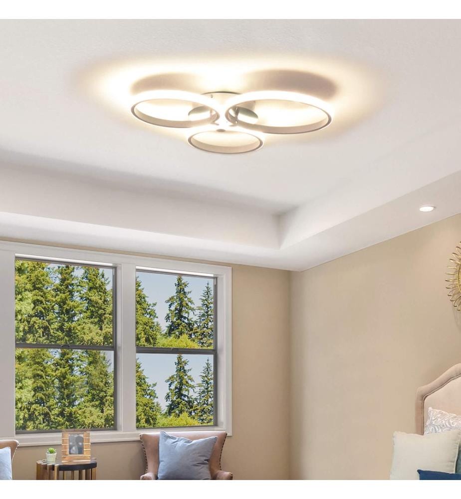 LED Deckenleuchte Deckenlampe 56L x 47B x 8H cm