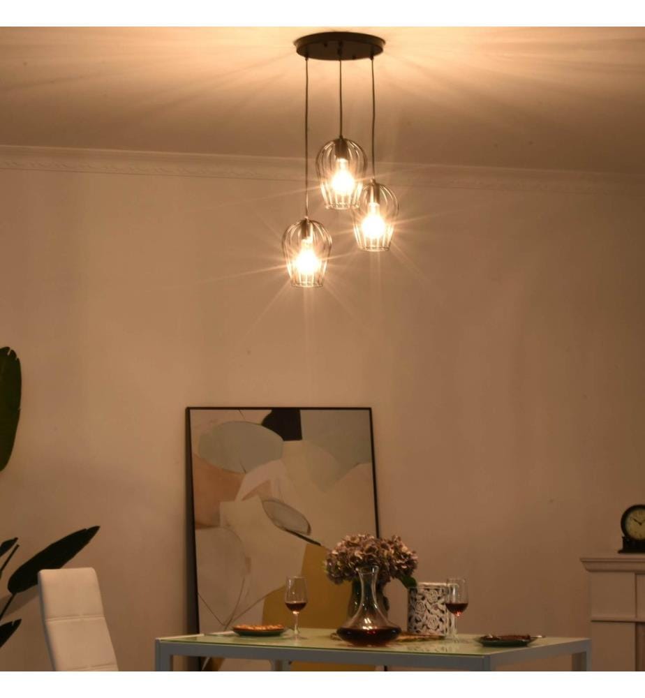Suspension en métal Ø 38 x 145 cm (H)