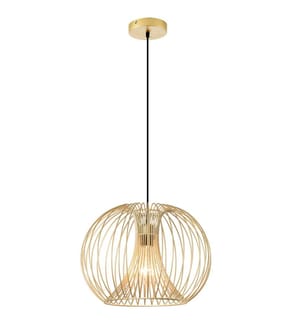 Hängelampe Hängeleuchte gold Modern E27 40W
