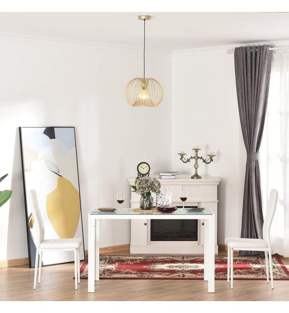Suspension dorée moderne E27 40 W