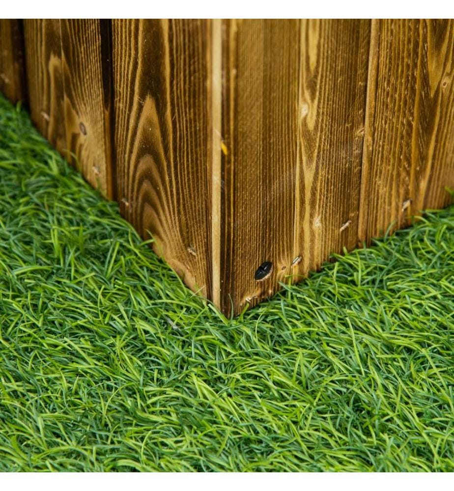 Jardinière surélevée pour herbes aromatiques en bois de sapin 100 x 40 x 30 cm