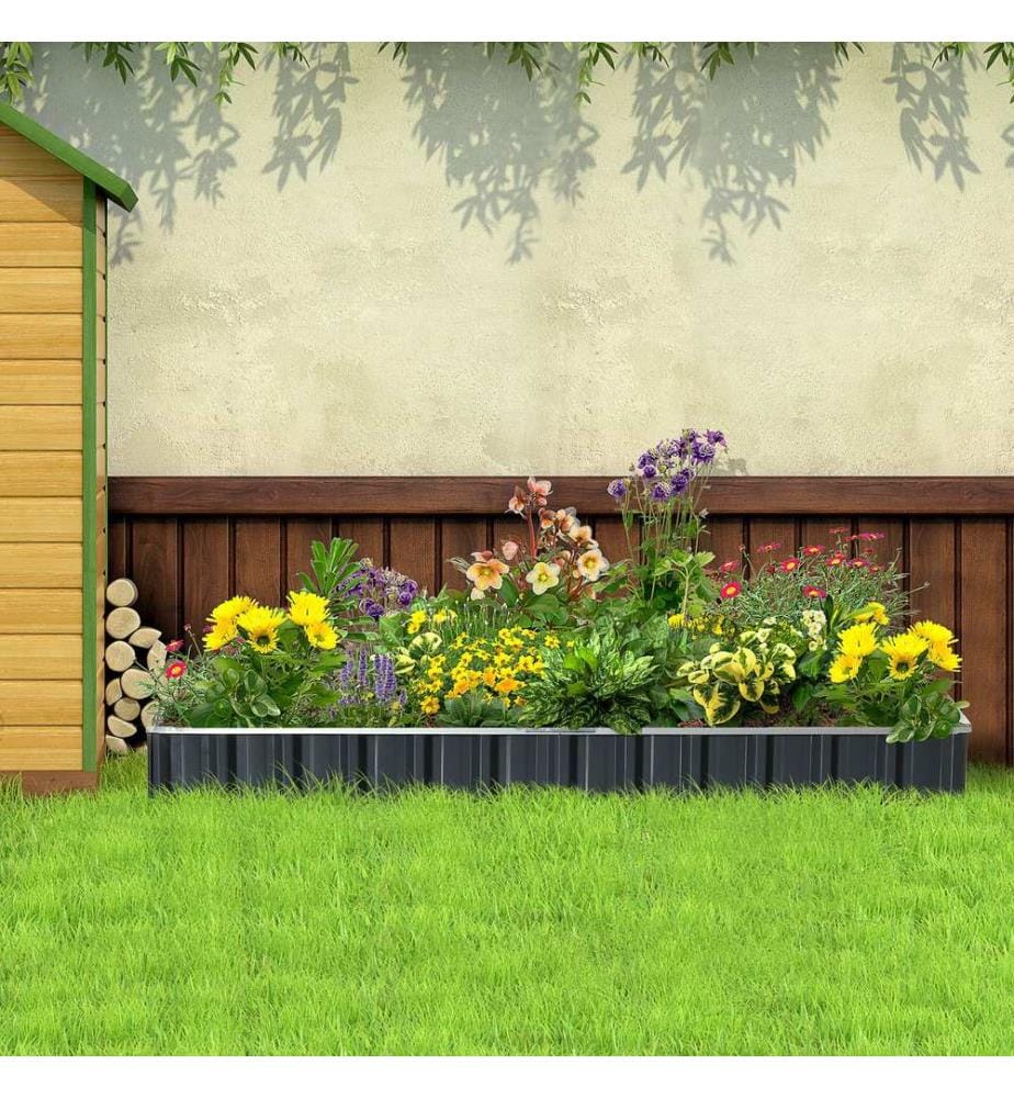 Hochbeet Stahl 258x90x30 cm