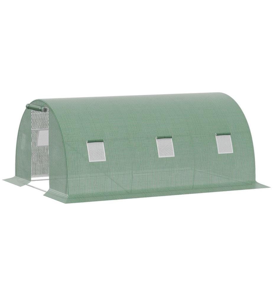 Serre tunnel 4,5 x 3 x 2 m pour tomates