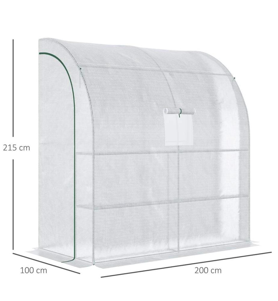 Serre en plastique 200 x 100 x 215 cm Serre à tomates