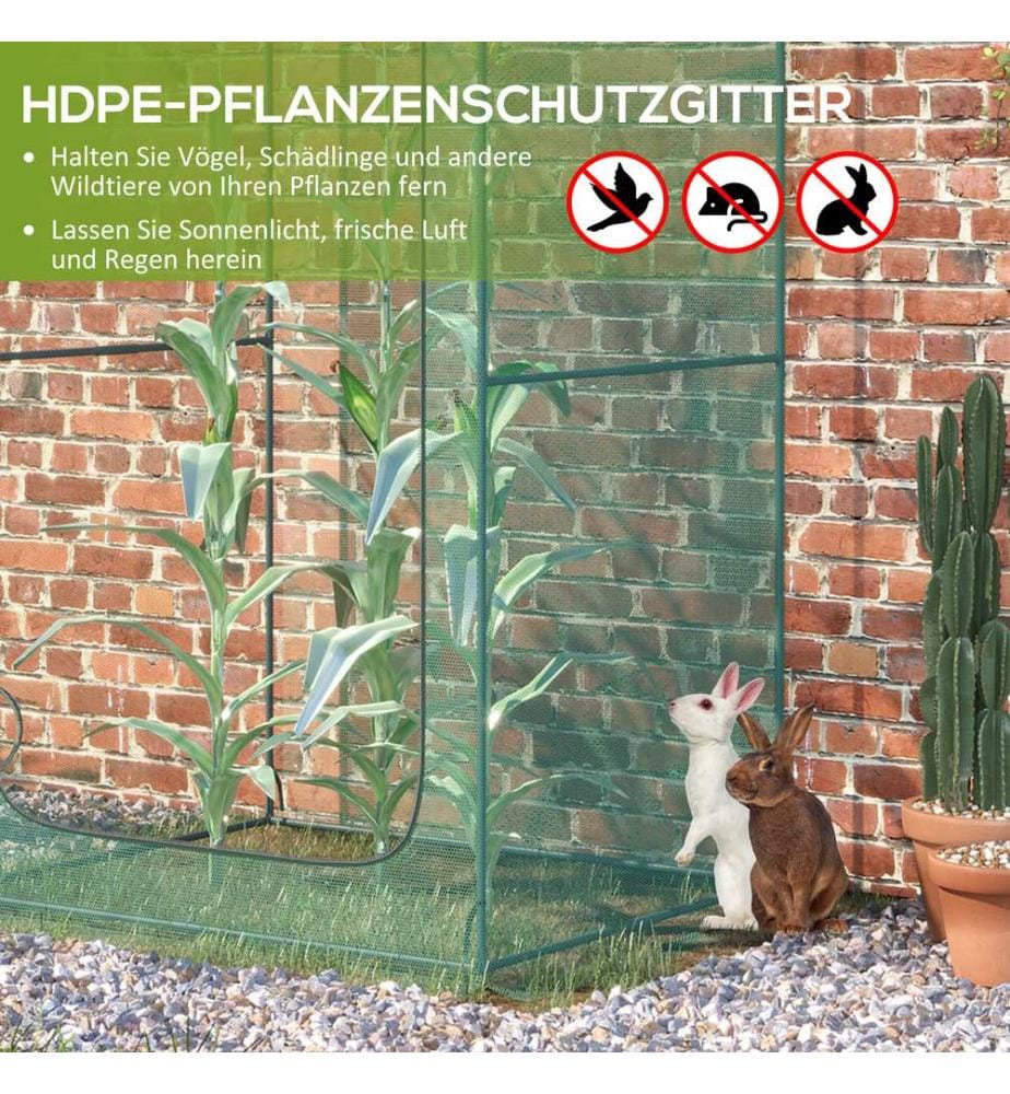 Tomatenhaus Gewächshaus 120x120x200 cm