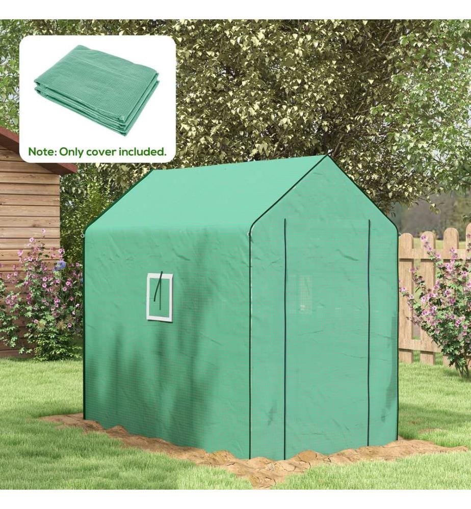 Bâche pour serre 140 x 213 x 190 cm - Bâche de rechange pour serre