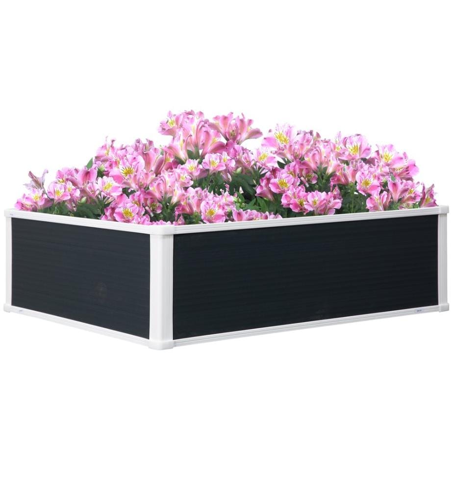 Hochbeet Pflanzkasten Kunststoff Drainagefunktion 100x80x30 cm