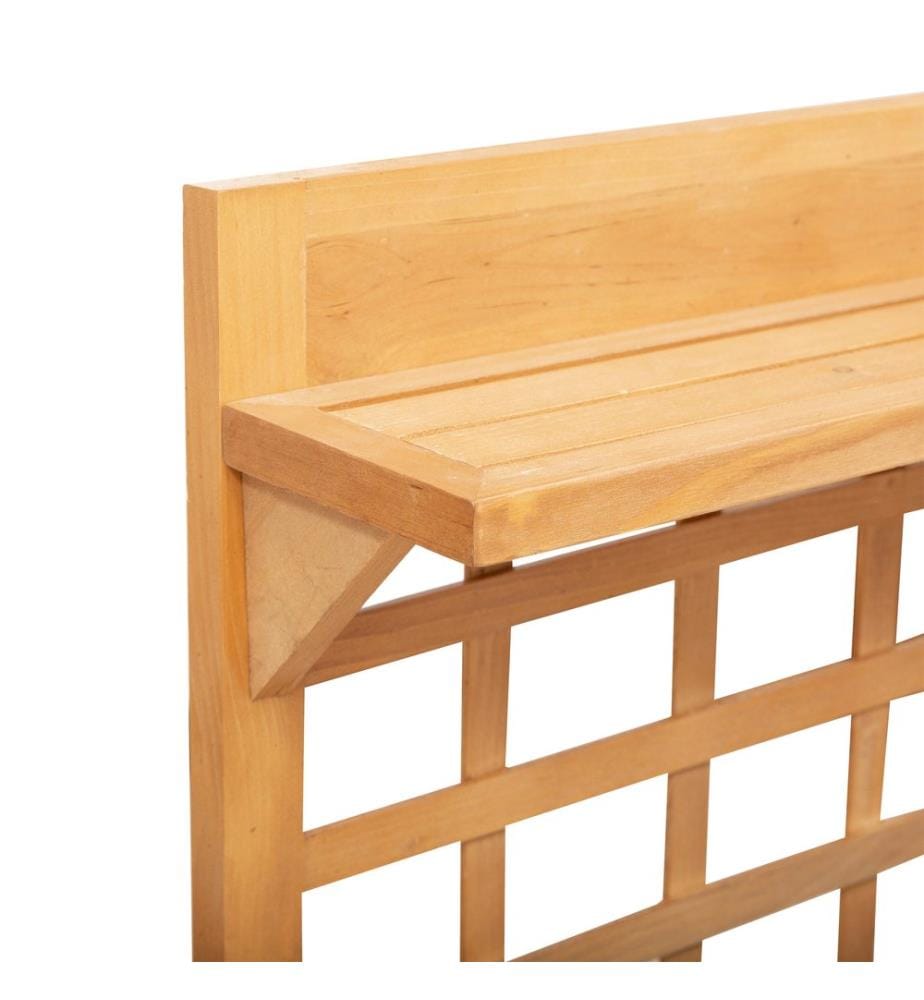 Pflanztisch Hochbeet Gärtnertisch mit Rankhilfe und Rollen