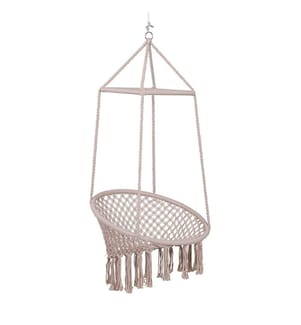 Hängesessel Hängeschaukel Schwebesessel Baumwolle Ø80 cm