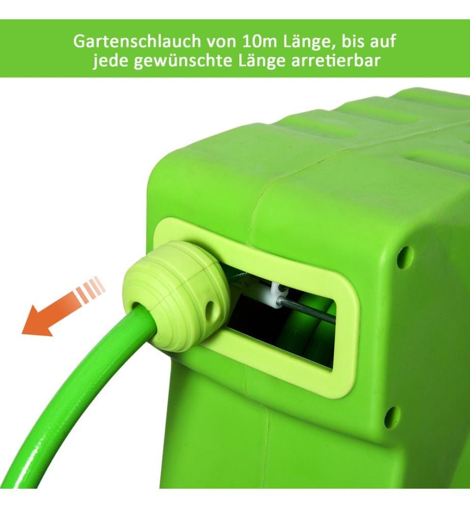 Gartenschlauch Schlauchtro mmel 15m Automatik Schlauchaufroller