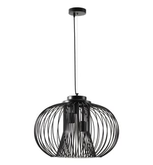 Hängelampe Hängeleuchte schwarz Modern E27 40W