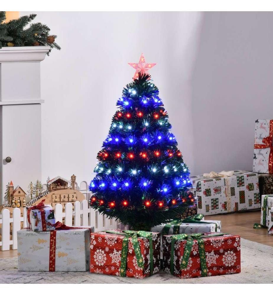 Weihnachtsbaum mit 90 LEDs Tannenbaum 90 cm