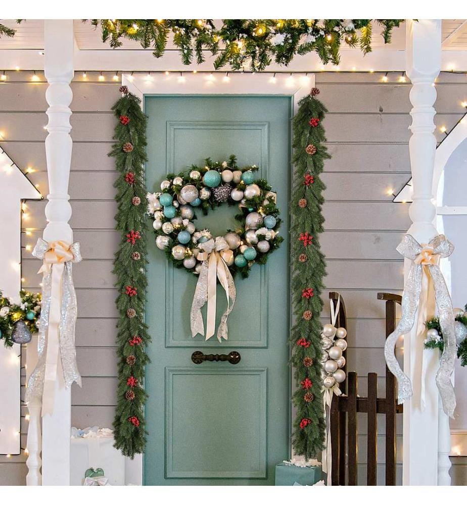 Guirlande de Noël de 190 cm avec 280 branches décoratives