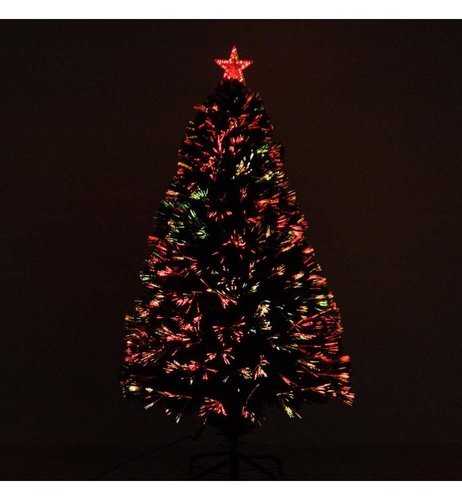 Guirlande lumineuse LED pour sapin de Noël à fibre optique, 120 cm