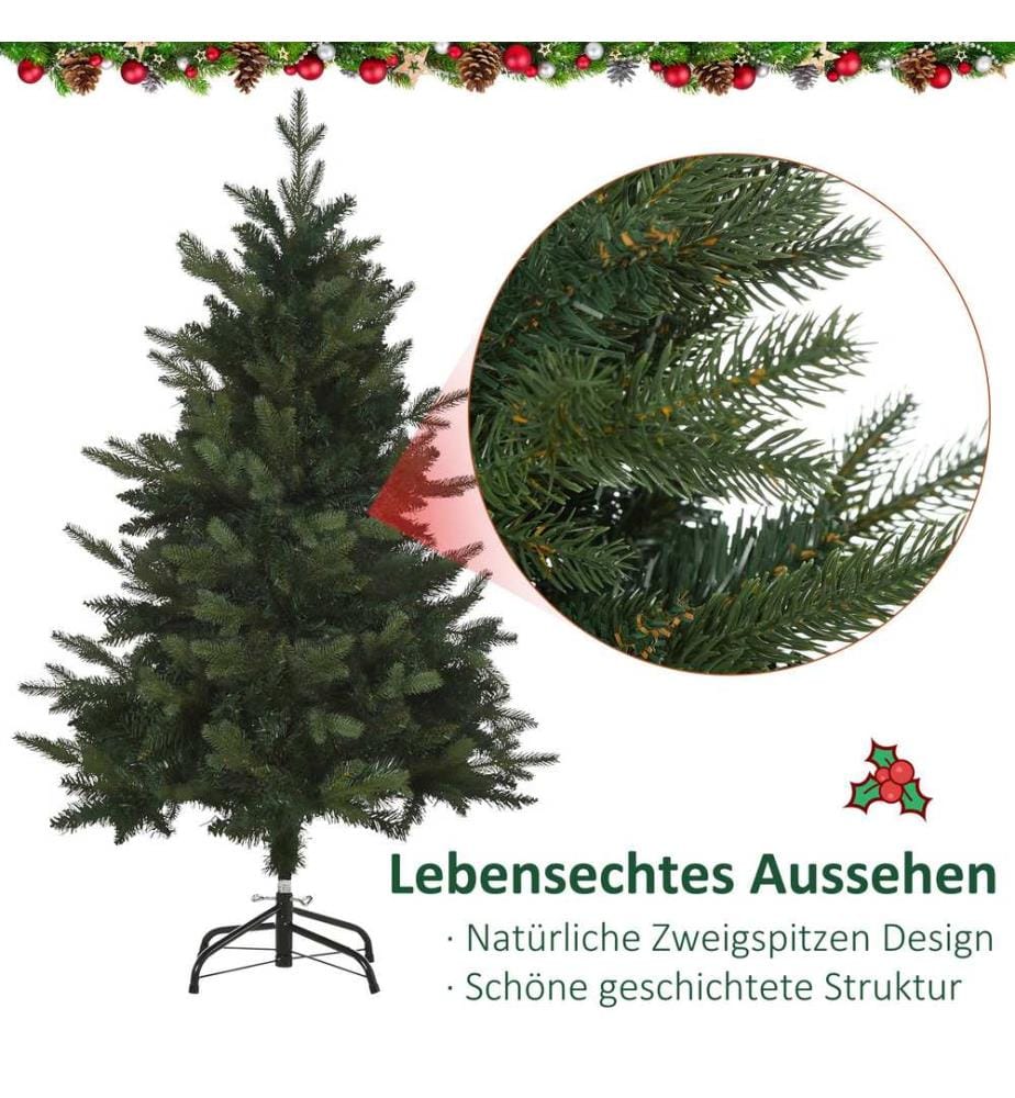 Weihnachtsbaum 120 cm 657 Zweige Ø85x120H cm