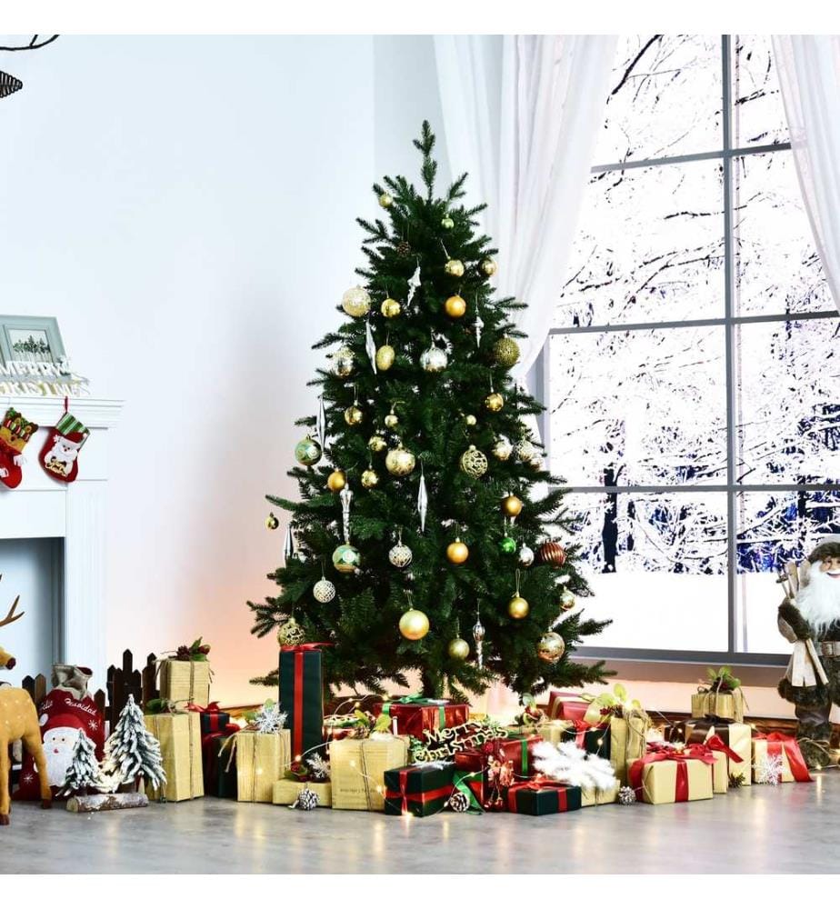 Sapin de Noël de 180 cm, sapin artificiel à 1 492 branches