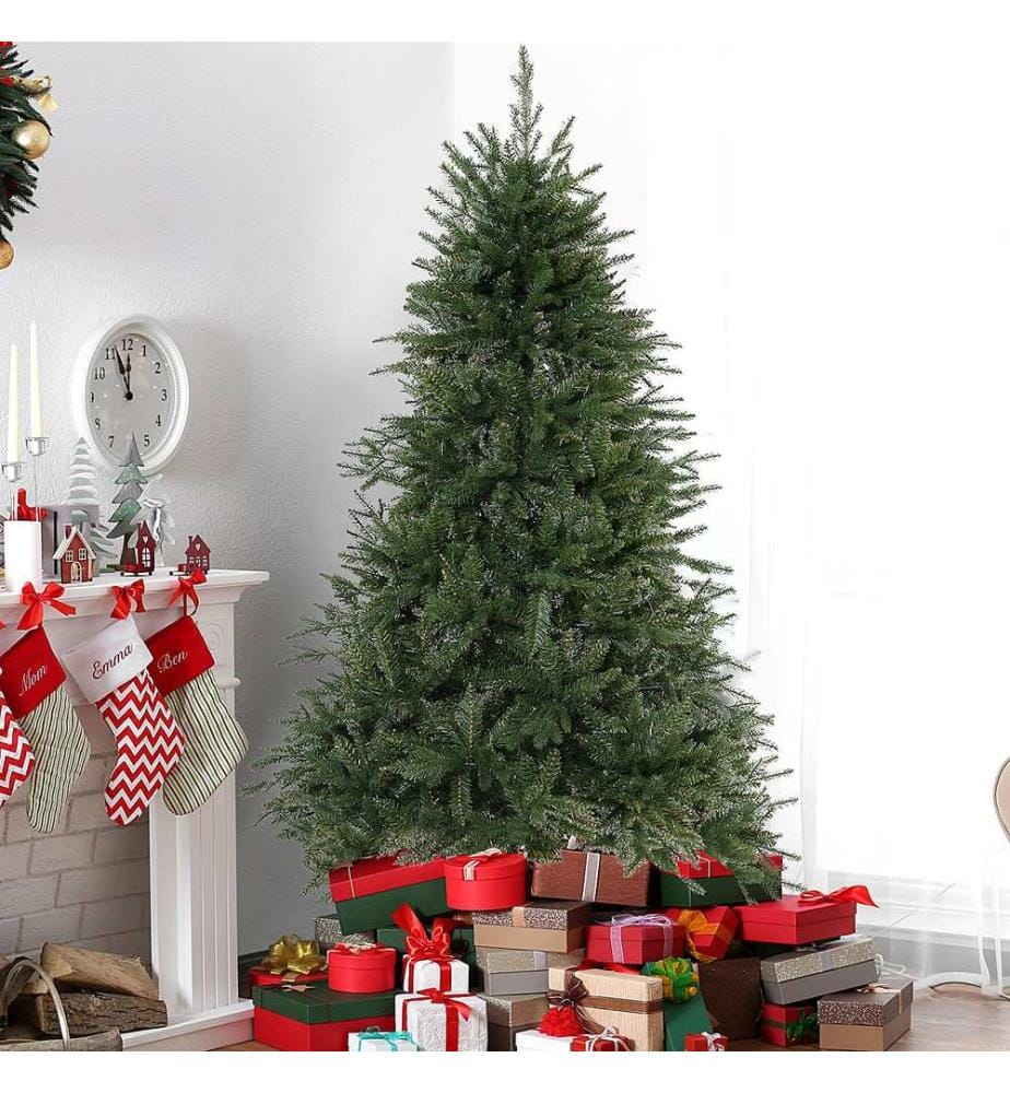 Sapin de Noël de 180 cm, sapin artificiel à 1 492 branches