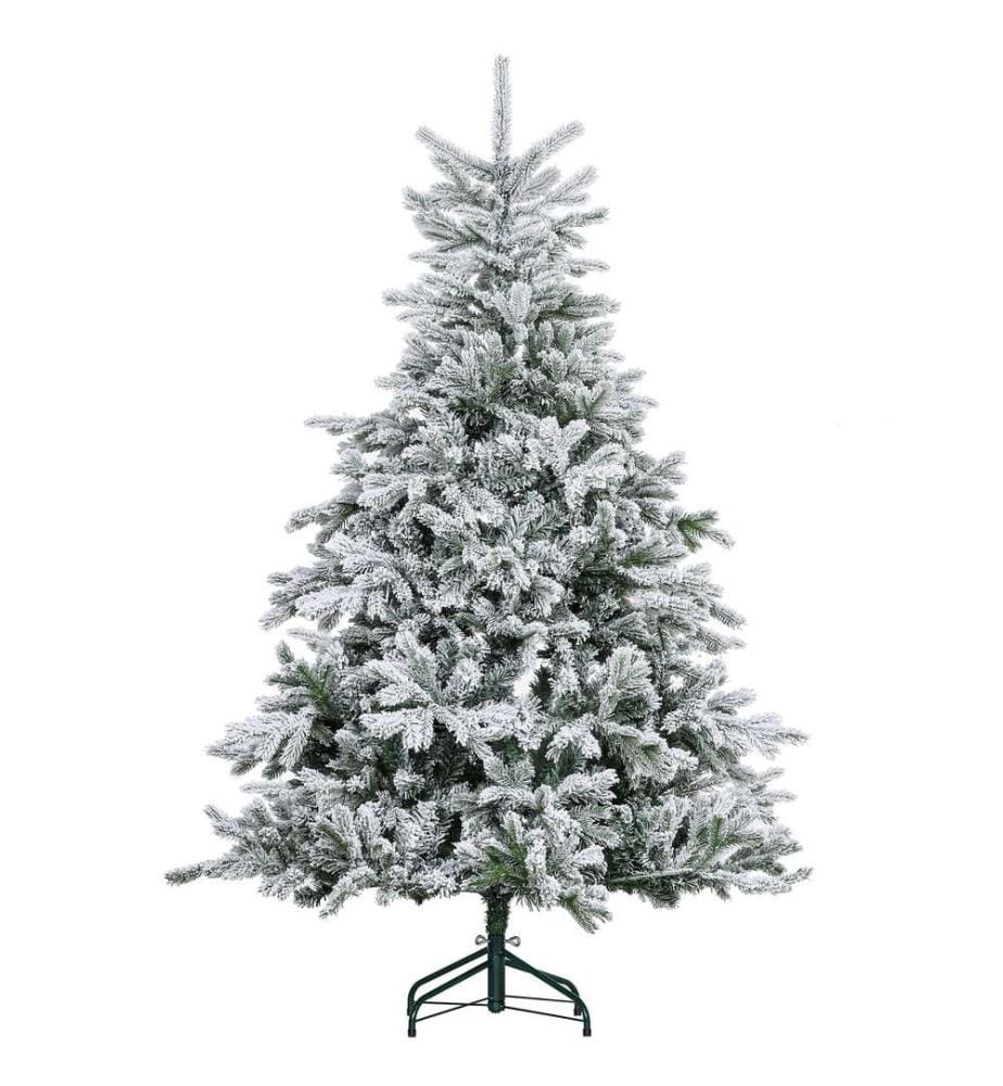 Sapin de Noël artificiel, 180 cm, 1321 branches, avec de la neige artificielle