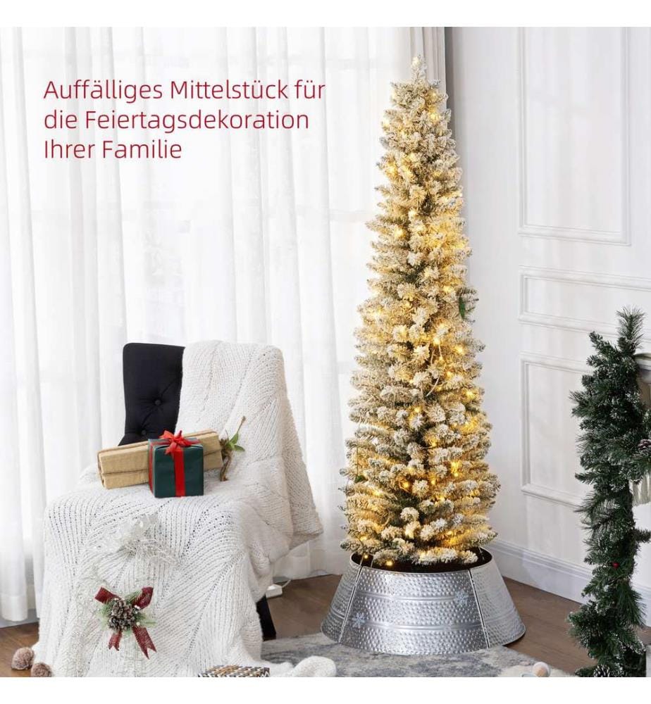 Sapin de Noël artificiel, 180 cm, 329 branches, 150 LED