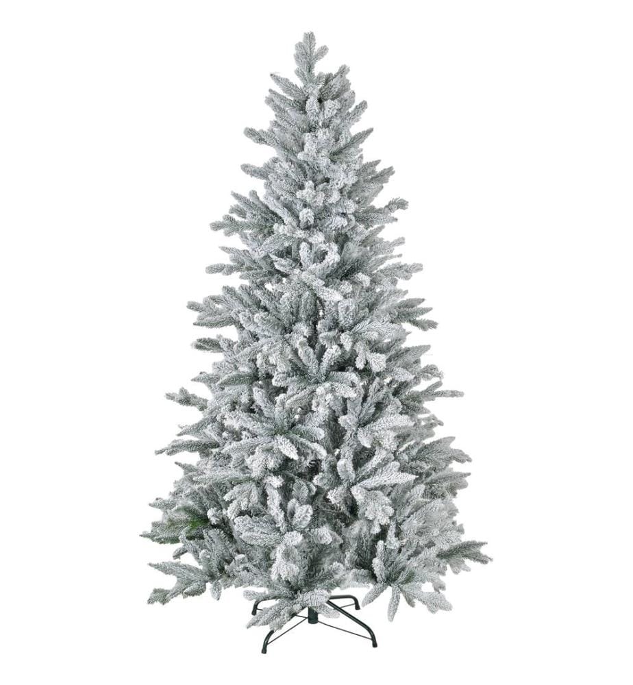 Sapin de Noël artificiel, 180 cm, 994 branches, avec de la neige artificielle