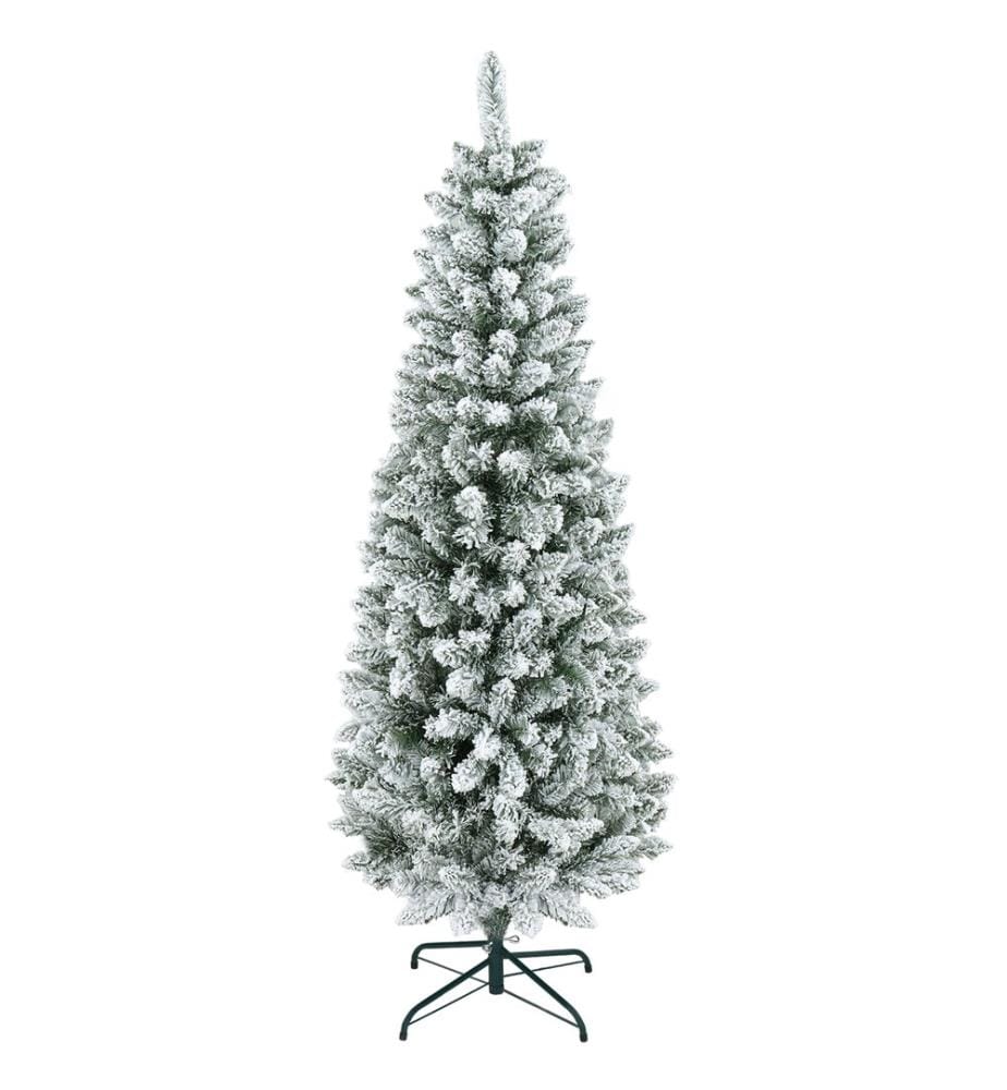 Sapin de Noël artificiel, 180 cm, 479 branches, avec de la neige artificielle