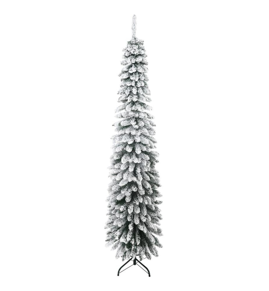 Sapin de Noël artificiel, 210 cm, 490 branches, avec de la neige artificielle