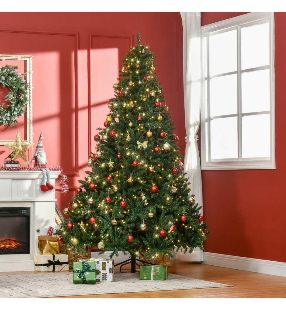 Sapin de Noël artificiel, 210 cm, 2154 branches, 700 LED
