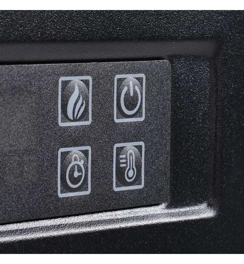 Cheminée électrique XXL jusqu'à 37 m² - Cheminée sur pied - Chauffage électrique - 113 x 87 cm
