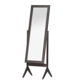Ganzkörperspiegel Spiegel mit Standfuss 47x46x148 cm braun
