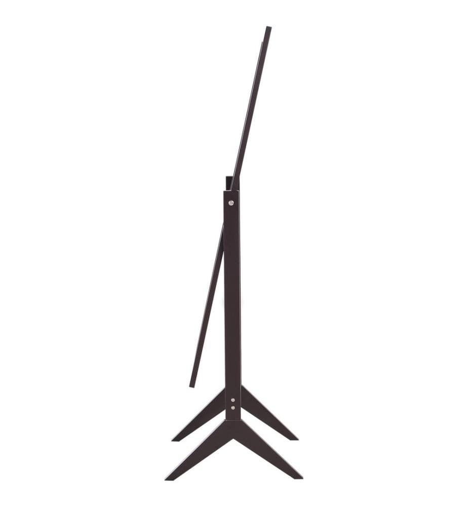 Miroir en pied avec pied, 47 x 46 x 148 cm, marron