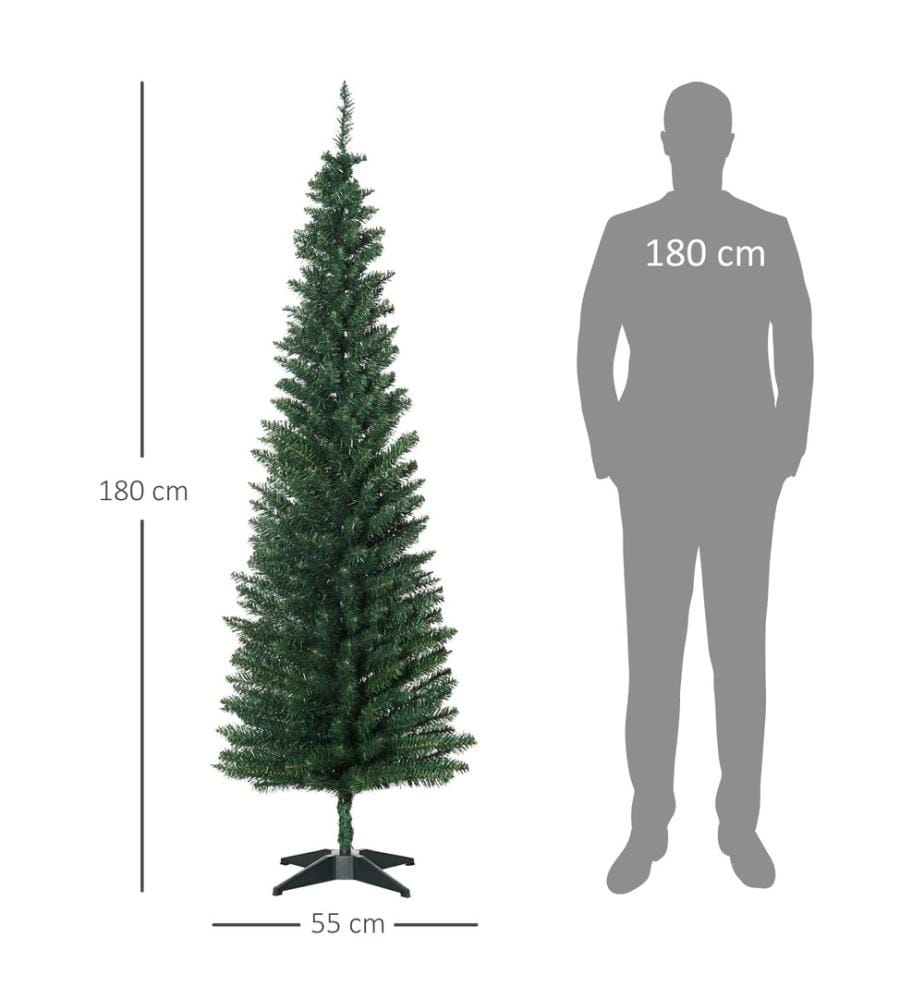Sapin de Noël 390 branches, Ø 55 x H 180 cm