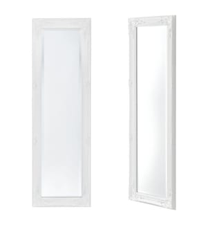 Wandspiegel Livorno 132x42 cm Ganzkörperspiegel Antik Weiss
