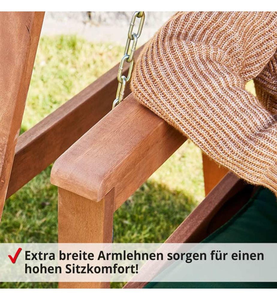 Hollywoodschaukel SolidRock - Liegefunktion