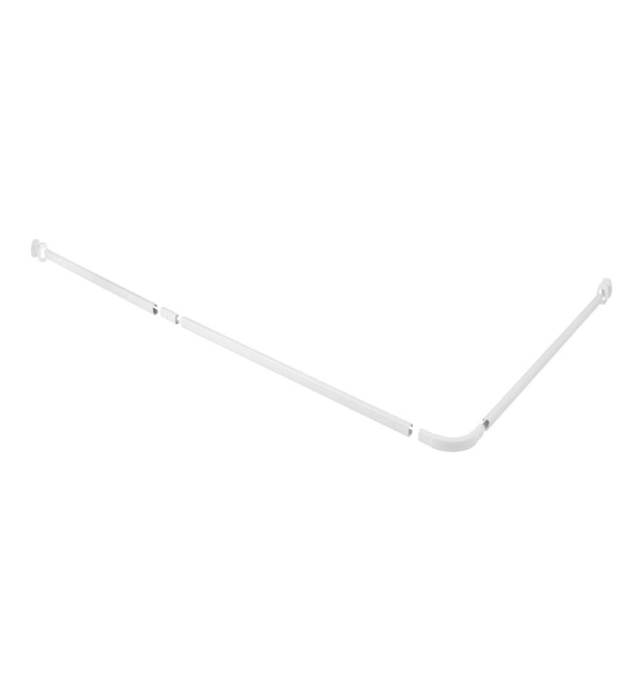 Angle iron with glides - White