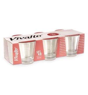 Set aus 24 Gläsern - Transparent