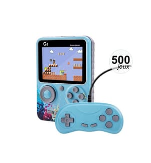 Emulatore di console da 500 giochi con controller multigiocatore - Modello StreetArt - Blu