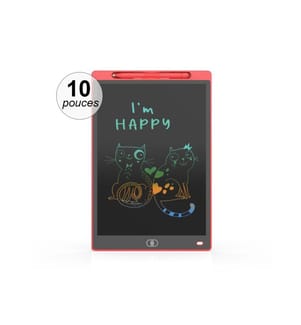 10-inch color LCD graphics tablet - Red