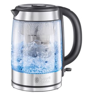 Bollitore Clarity, 1L, 2200W - Trasparente, argento