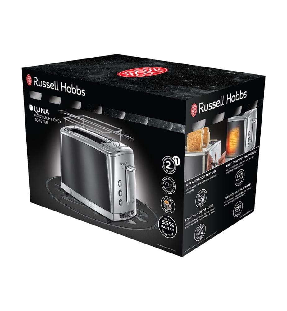 Luna Moonlight Grey Toaster 23221-56