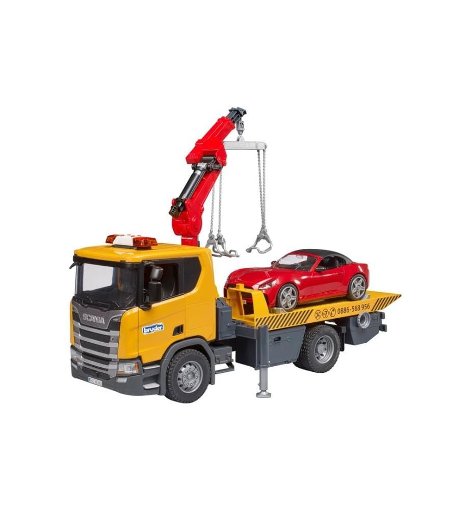 Bruder Spielwaren - Veicolo logistico Scania Super LKW