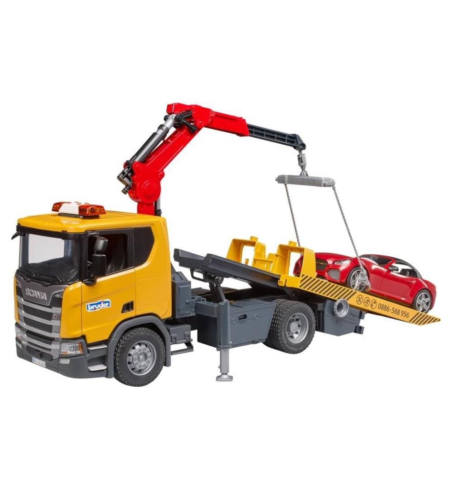 Bruder Spielwaren - Veicolo logistico Scania Super LKW