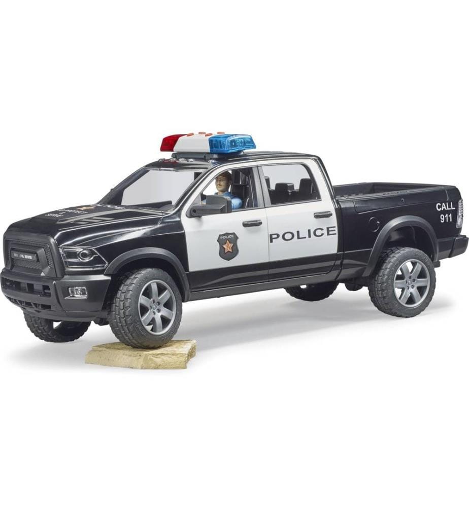 Bruder Spielwaren - Camionnette de police avec policier
