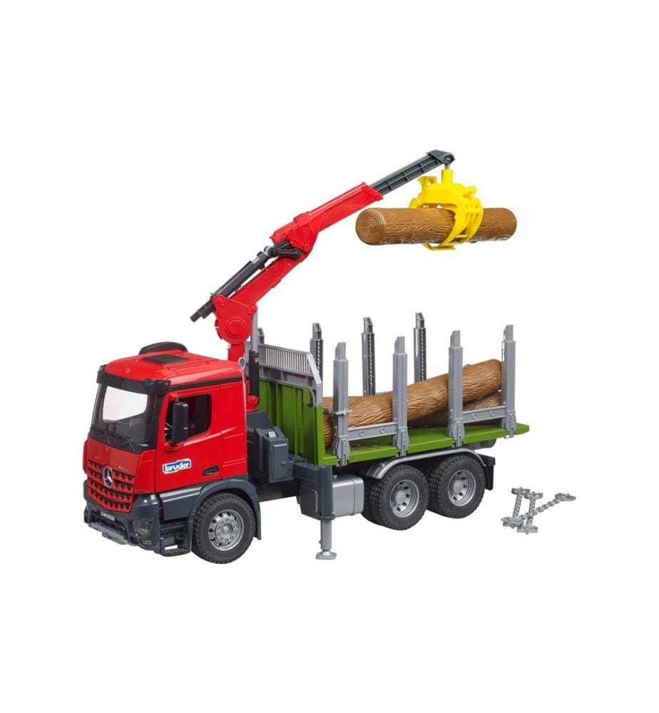Bruder Spielwaren - Camion de transport de bois Arocs