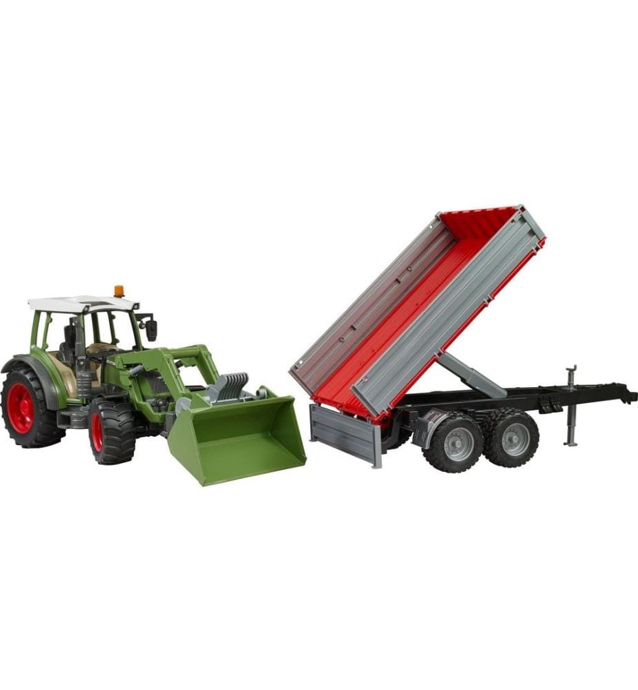 Bruder Spielwaren - Track Builder Fendt Vario 211 avec chargeur frontal